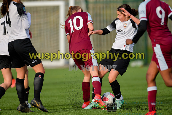 20211211-111110B West Ham United Academy Girls U16 v London Bees Academy U16