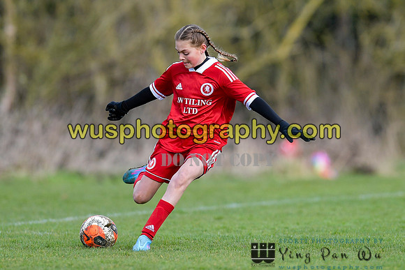 20220312-120719A Watford Ladies FC U14 Warriors v Welling United Girls U14