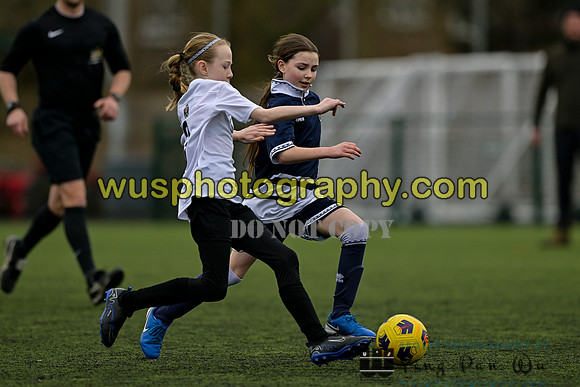 20250222-110413 Millwall Lionesses U12 v New Level Soccer Girls U12
