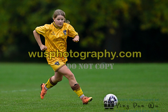 20241102-123225 Sutton United Girls U13 v Hartland Girls Academy U13