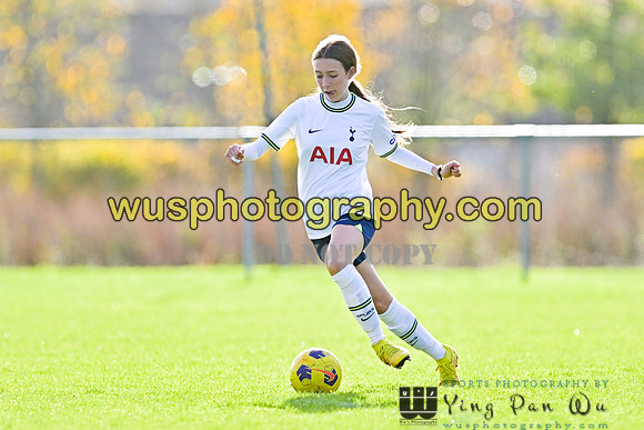 20221119-103346E Tottenham Hotspur Women FC Academy U15 v West Ham United Academy Girls U15