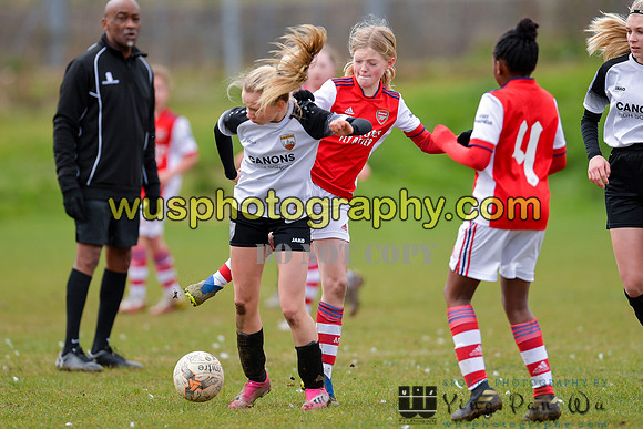 20220305-134916D London Bees Academy U14 v Arsenal FC Girls U13