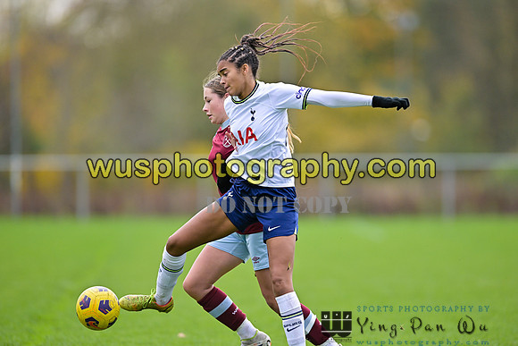 20221119-112154 Tottenham Hotspur Women FC Academy U15 v West Ham United Academy Girls U15