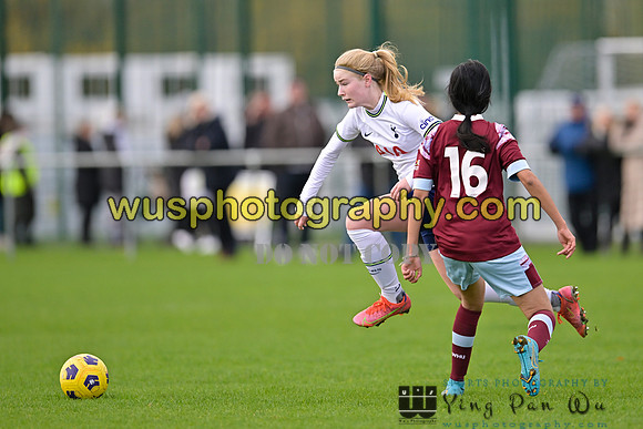 20221119-101049 Tottenham Hotspur Women FC Academy U15 v West Ham United Academy Girls U15