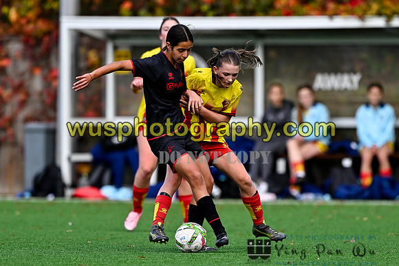 20251025-104334B Millwall Lionesses U14 v Watford FC Womens Academy U14
