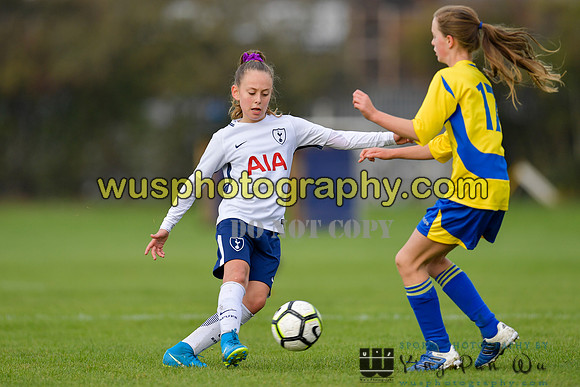 20171028-104427-2 Tottenham Hotspur Girls U11 v St Albans City Youth Girls U11 South