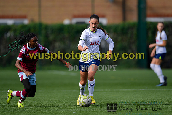 20220924-103349B West Ham United Academy Girls U15 v Tottenham Hotspur Women FC Academy U15