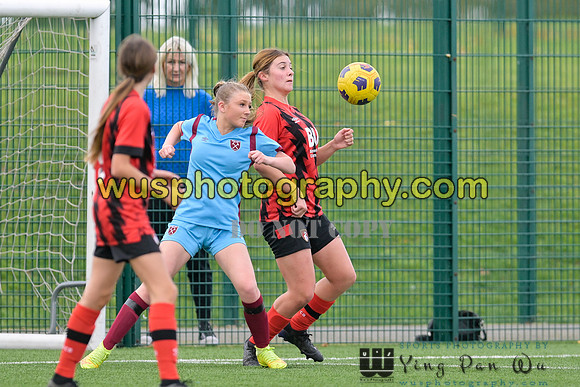 20221022-142342 West Ham United Performance Girls U16 v AFC Bournemouth Girls U16