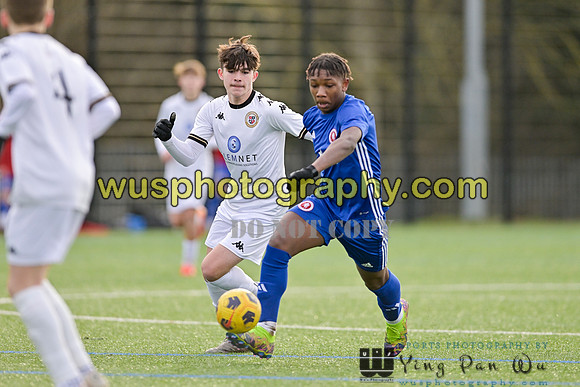 20240120-124502B Welling United Academy Boys U14 v Bromley FC Academy Boys U14