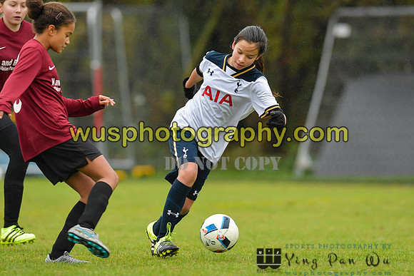 20161112-110648-2 Tottenham Hotspur Girls U13 v AFC Stoke Newington Girls U13