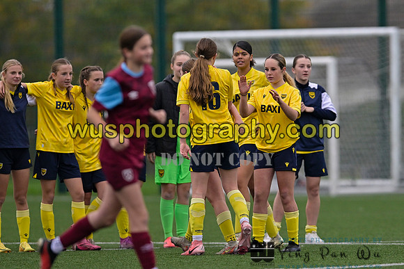 20241109-115143 West Ham United Performance Claret Girls U14 v Oxford United Girls U14