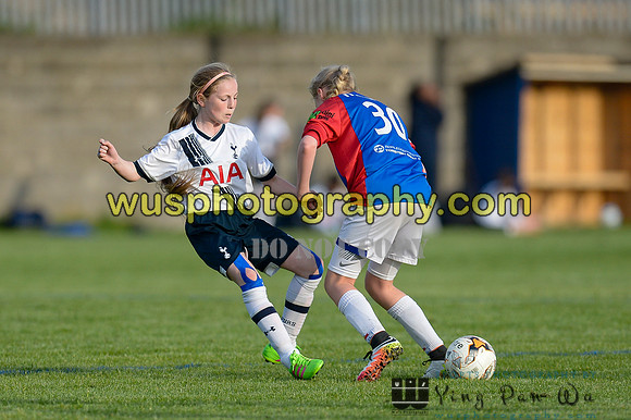 20160505-185630 Tottenham Hotspur Girls U12 and U13 v Årvoll IL Girls U12 and U13