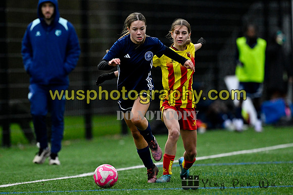 20251122-145352A AFC Greenwich Borough Academy Girls U14 v Watford FC Womens Academy U14