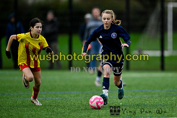 20251122-145950A AFC Greenwich Borough Academy Girls U14 v Watford FC Womens Academy U14