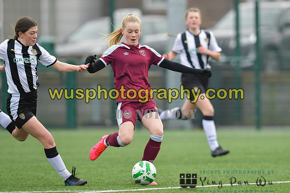 20220115-130801B West Ham United Academy Girls U14 v Notts County FC Girls U14