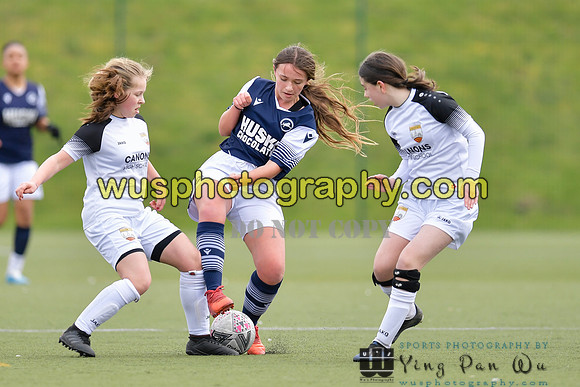 20210403-145811 London Bees Academy U14 v Millwall Lionesses Girls U14