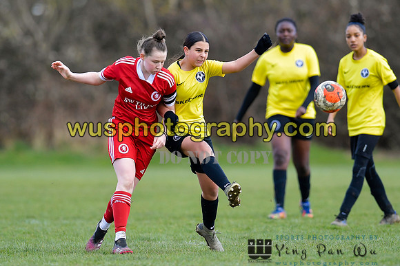 20220312-125216B Watford Ladies FC U14 Warriors v Welling United Girls U14