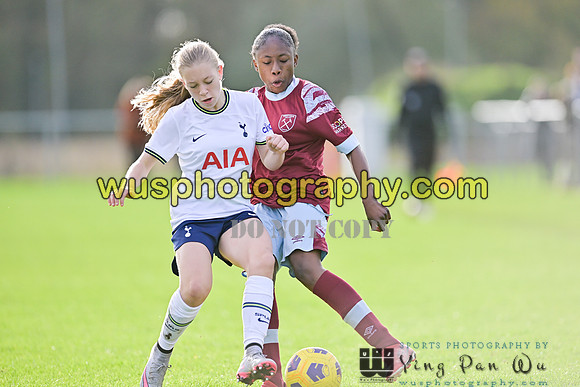 20221119-105700F Tottenham Hotspur Women FC Academy U15 v West Ham United Academy Girls U15