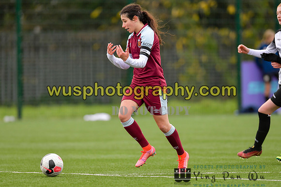 20211211-113500 West Ham United Academy Girls U16 v London Bees Academy U16