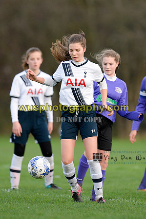 20151219-101626-2 Tottenham Hotspur Girls U14 v Garston Girls U14 Pumas