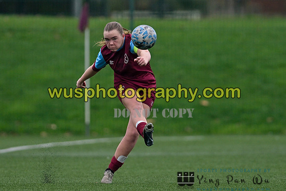 20241109-114010 West Ham United Performance Claret Girls U14 v Oxford United Girls U14