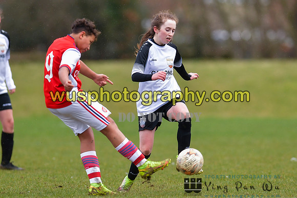 20220305-140709 London Bees Academy U14 v Arsenal FC Girls U13