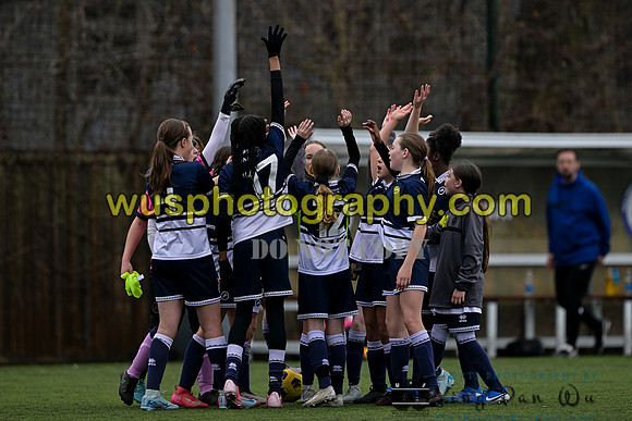 20250222-101734 Millwall Lionesses U12 v New Level Soccer Girls U12