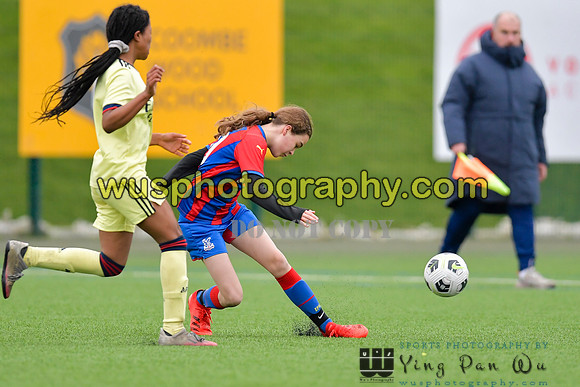20220122-150051C Crystal Palace FC Girls U12 v Arsenal FC Girls U12