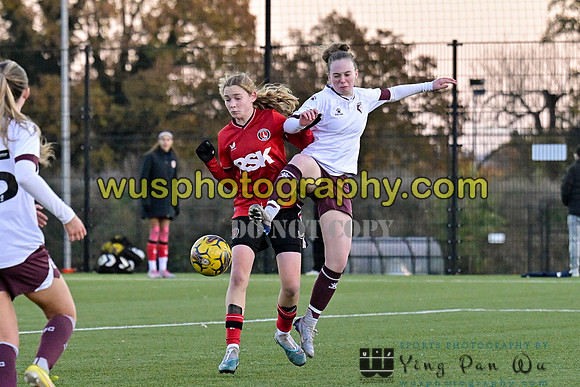 20231125-155215 Charlton Athletic Academy Girls U15 v Watford FC Girls U16