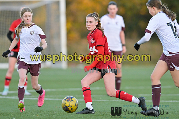 20231125-154306A Charlton Athletic Academy Girls U15 v Watford FC Girls U16