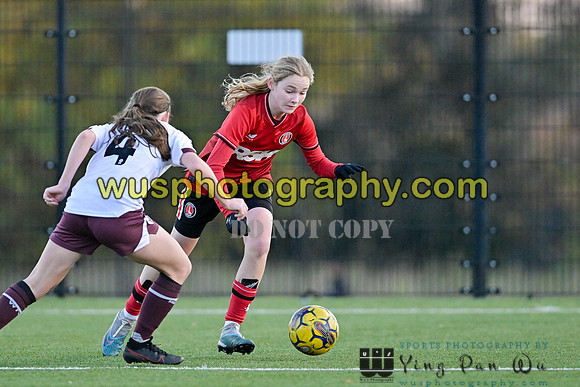 20231125-155235A Charlton Athletic Academy Girls U15 v Watford FC Girls U16