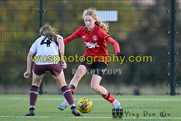 20231125-155235 Charlton Athletic Academy Girls U15 v Watford FC Girls U16