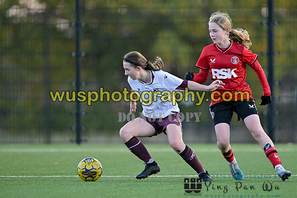 20231125-155237A Charlton Athletic Academy Girls U15 v Watford FC Girls U16