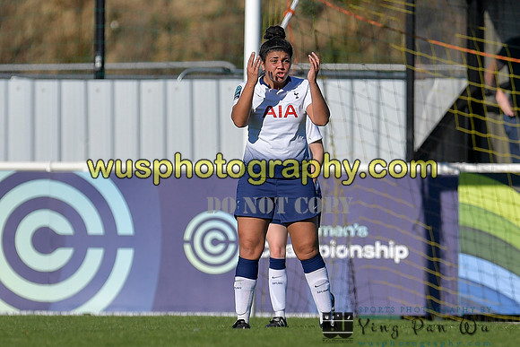 20181021-132550A Tottenham Hotspur Ladies FC v Millwall Lionesses FC