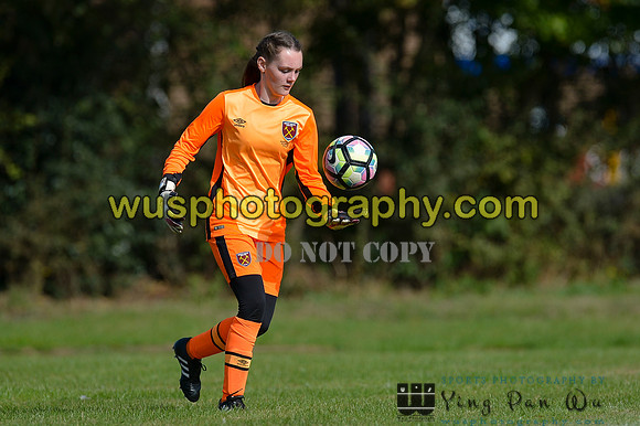 20160925-112102-2 Tottenham Hotspur Girls U16 v West Ham United Girls U16