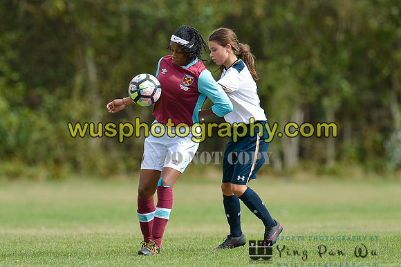 20160925-115326-2 Tottenham Hotspur Girls U16 v West Ham United Girls U16