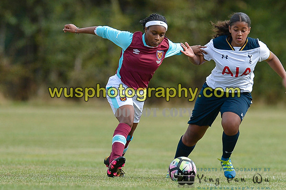 20160925-120113 Tottenham Hotspur Girls U16 v West Ham United Girls U16