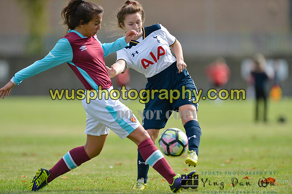 20160925-113455 Tottenham Hotspur Girls U16 v West Ham United Girls U16