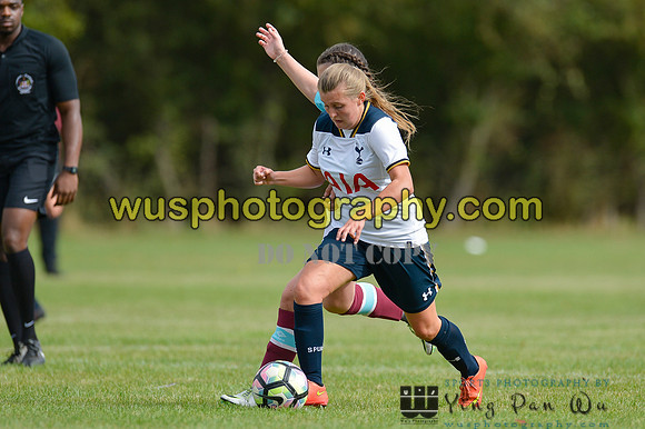 20160925-115749-9 Tottenham Hotspur Girls U16 v West Ham United Girls U16