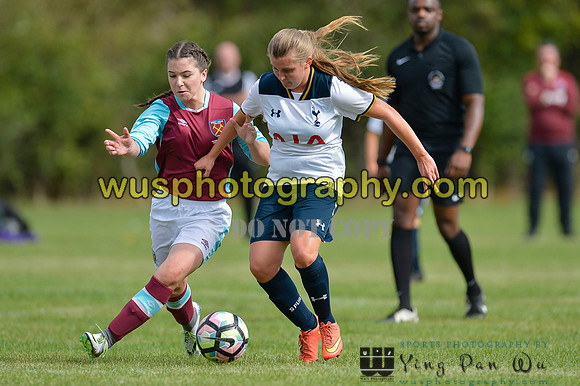 20160925-115750-6 Tottenham Hotspur Girls U16 v West Ham United Girls U16