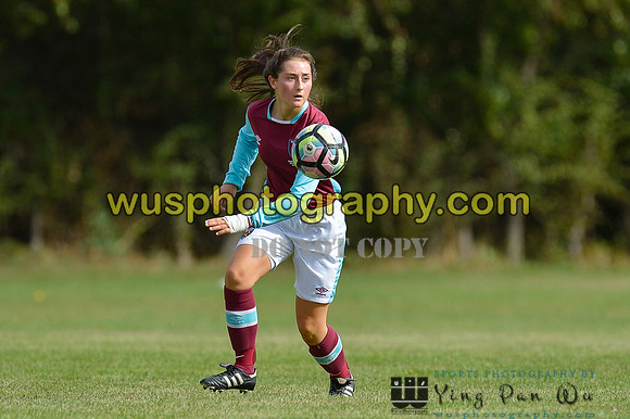 20160925-114847 Tottenham Hotspur Girls U16 v West Ham United Girls U16