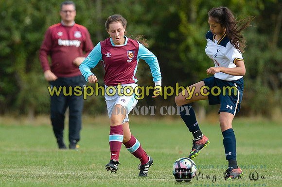 20160925-114450 Tottenham Hotspur Girls U16 v West Ham United Girls U16