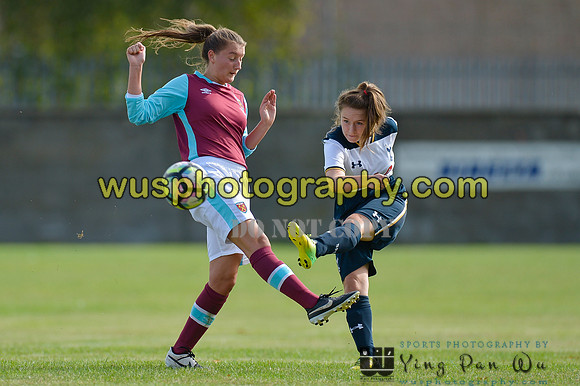 20160925-112519-2 Tottenham Hotspur Girls U16 v West Ham United Girls U16
