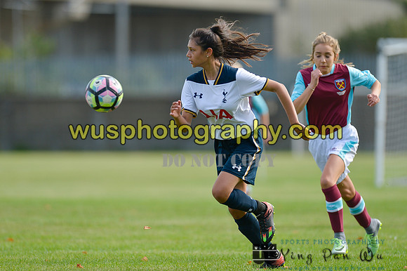20160925-105553-2 Tottenham Hotspur Girls U16 v West Ham United Girls U16