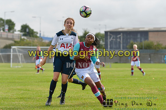 20160925-105201-3 Tottenham Hotspur Girls U16 v West Ham United Girls U16