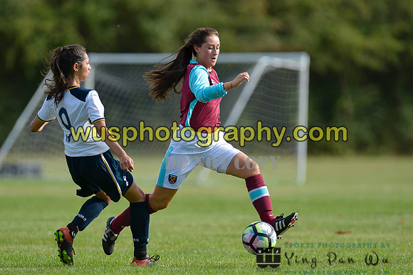 20160925-110202 Tottenham Hotspur Girls U16 v West Ham United Girls U16