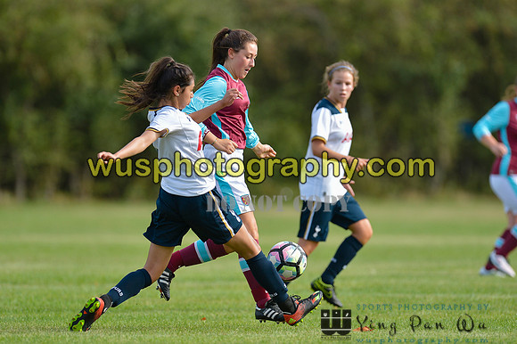 20160925-105356 Tottenham Hotspur Girls U16 v West Ham United Girls U16