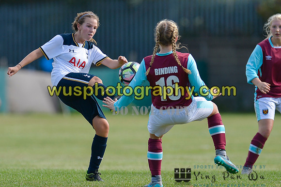 20160925-110856 Tottenham Hotspur Girls U16 v West Ham United Girls U16