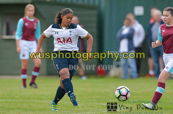 20160925-103642-2 Tottenham Hotspur Girls U16 v West Ham United Girls U16