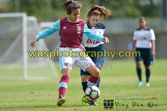 20160925-113452 Tottenham Hotspur Girls U16 v West Ham United Girls U16
